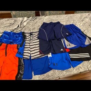 9 pairs of boys shorts all in good condition